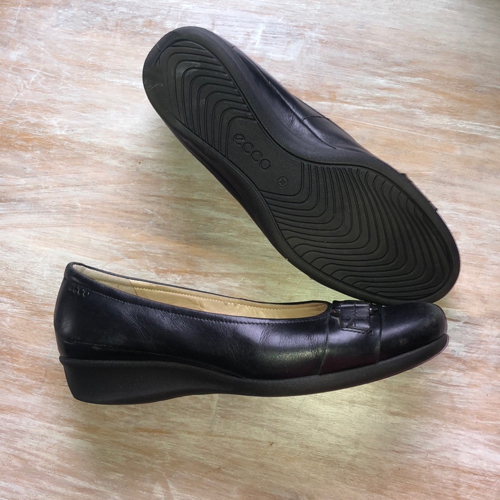 🌟🌟ECCO black flats 39 - Picture 2 of 5